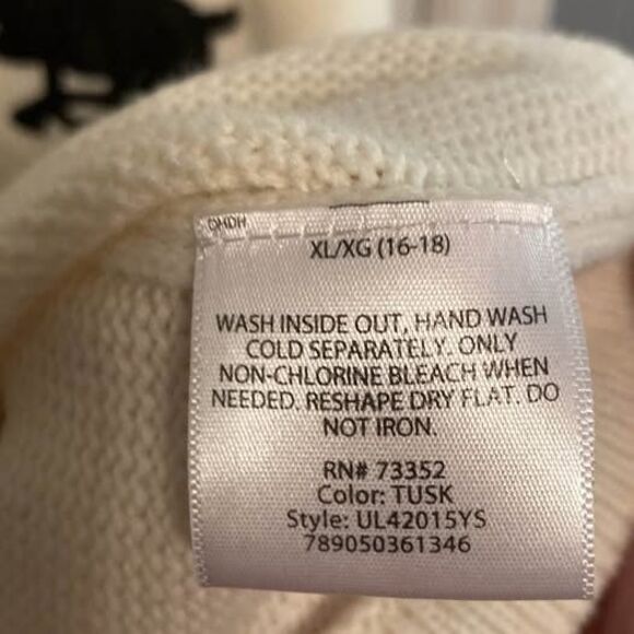 White Stag White Christmas Sweater Size XL - Picture 4 of 4